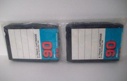 8-Track Blank Cartridges (2-Pack) (SEALED) - 8-Track Tape